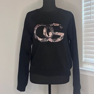Obey Black Sweatshirt with Floral Graphic